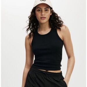 Black Sleeveless Women's Top